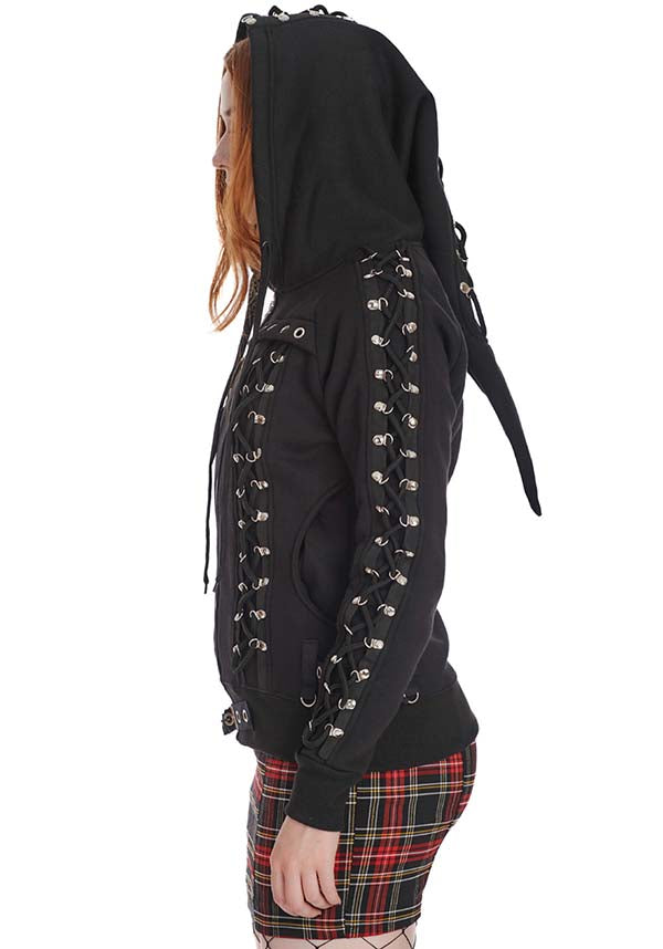 BANNED ALTERNATIVE Dark Mistress | HOODIE - Detail 3