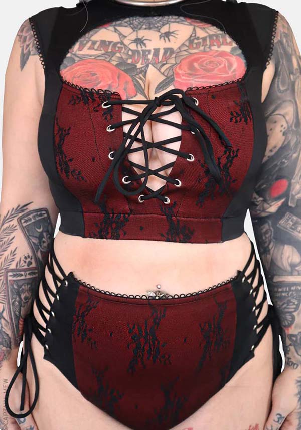 FOREST INK Deadly Kiss | BIKINI TOP - Detail 2