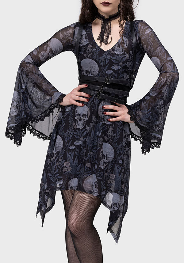 KILLSTAR Death's Head | SKATER DRESS - DRESSES - Detail 2