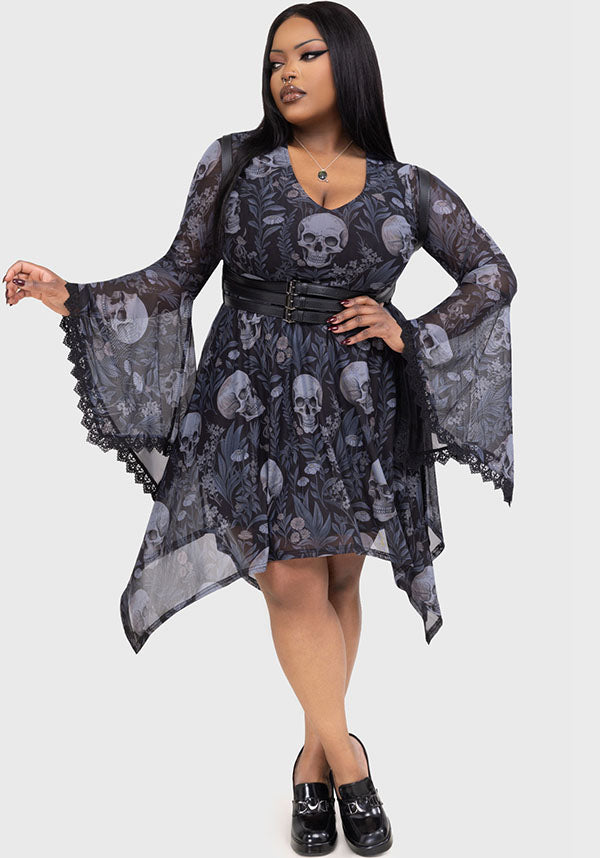 KILLSTAR Death's Head | SKATER DRESS - DRESSES - Detail 3