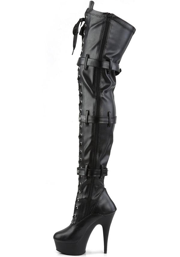 Pleaser DELIGHT-3028 [Black] - Detail View