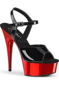 Pleaser DELIGHT-609 [Patent Black/Red] - Product Image
