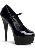 Pleaser DELIGHT-687 [Patent Black] - Product Image