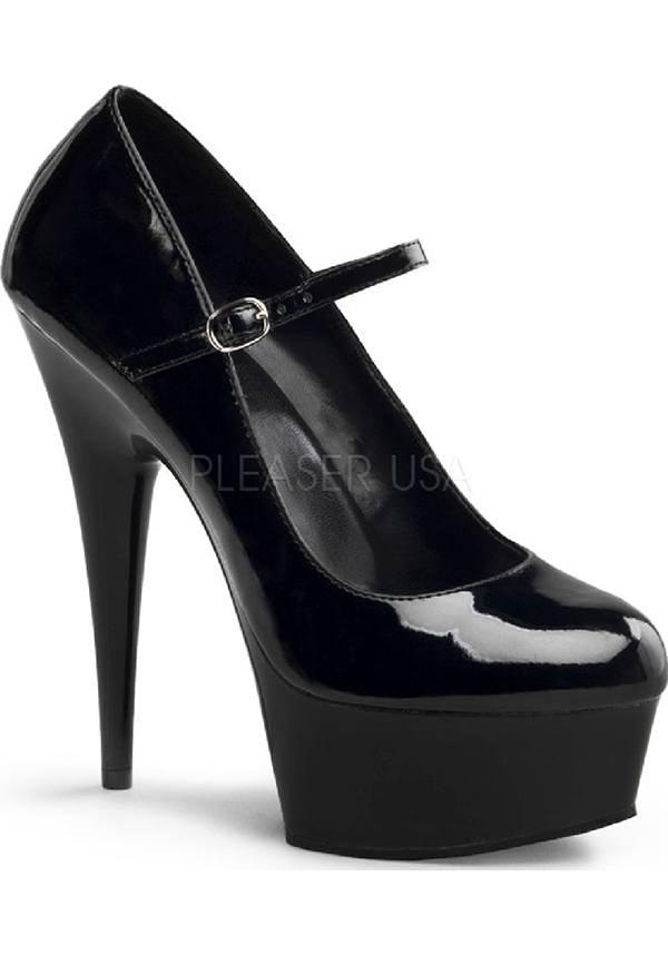 Pleaser DELIGHT-687 [Patent Black] - Product Image