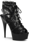 Pleaser DELIGHT-696LC [Black Lace] - Product Image