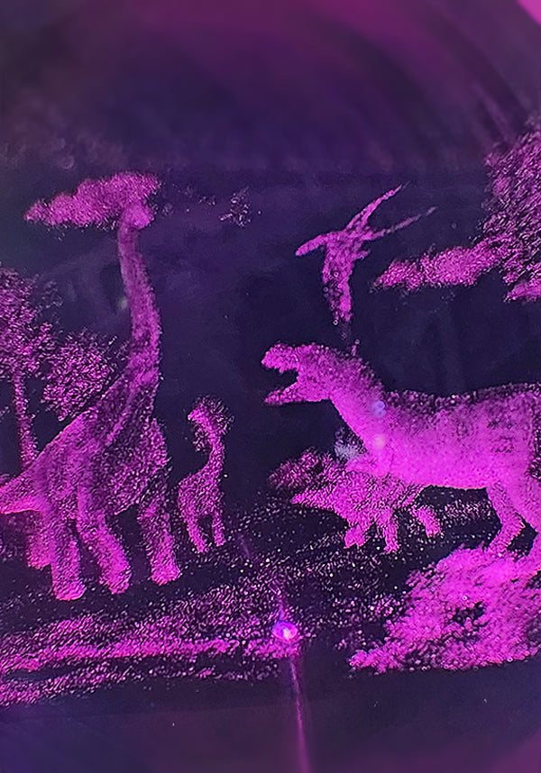 Homewares Dino Land 3D Crystal Ball - Lifestyle Shot
