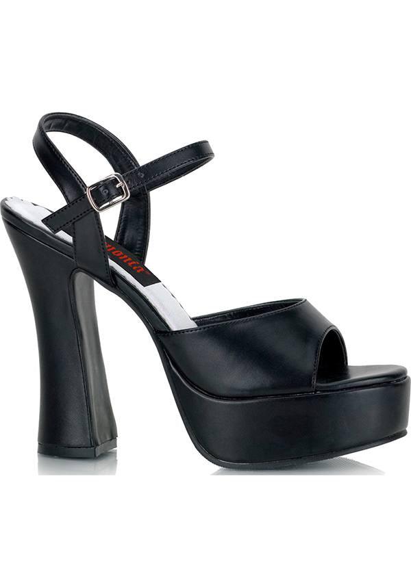 DEMONIA DOLLY-09 [Black] | HEELS [PREORDER] - HEELS - Front View