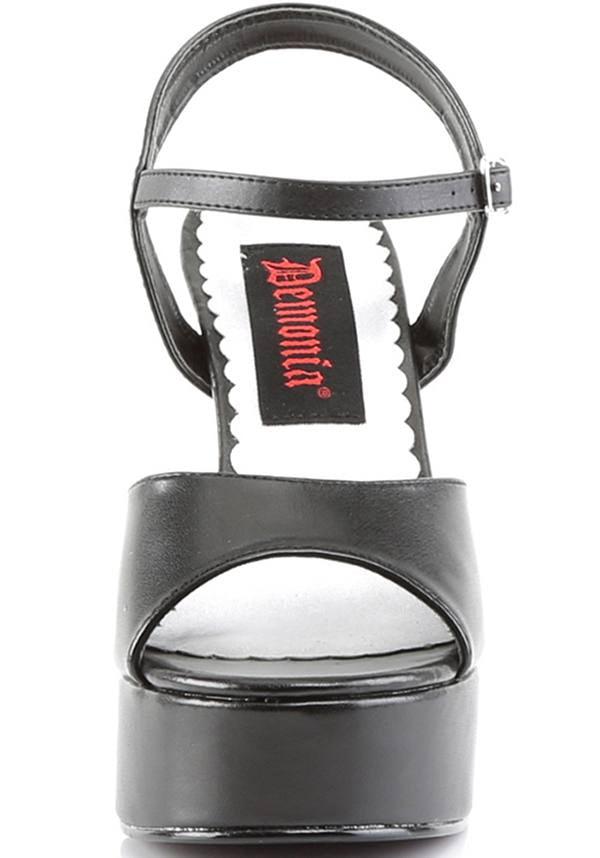 DEMONIA DOLLY-09 [Black] | HEELS [PREORDER] - HEELS - Back View