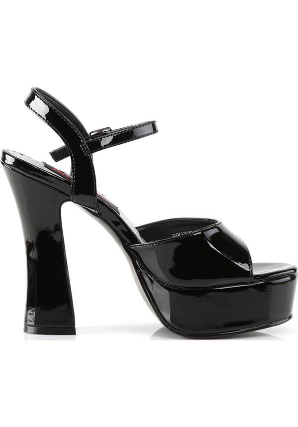 DEMONIA DOLLY-09 [Black Patent] | HEELS [PREORDER] - HEELS - Detail 4