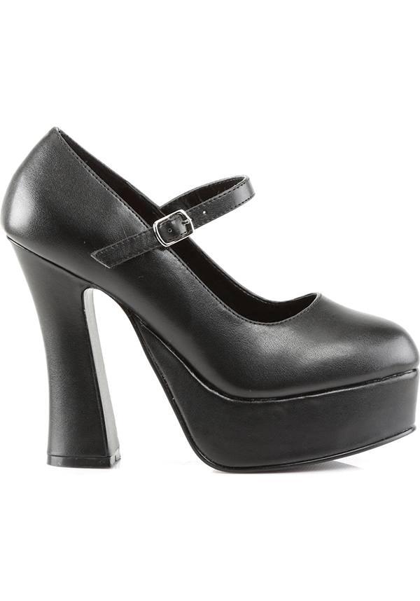DEMONIA DOLLY-50 [Black] | PLATFORM HEELS [PREORDER] - HEELS - Detail 4