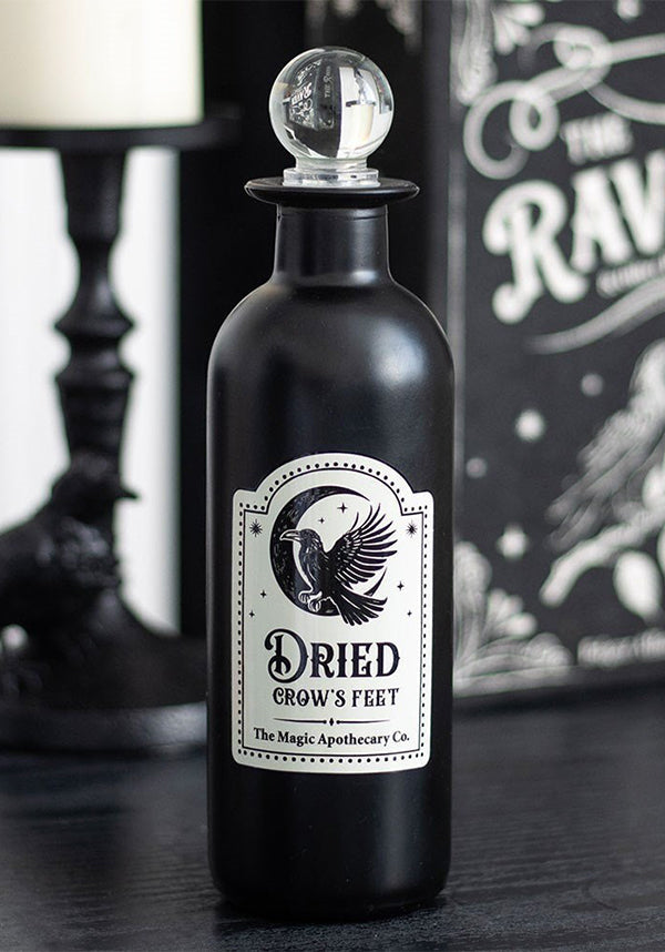 GOTHIC GIFTS Dried Crow's Feet | POTION BOTTLE - Front