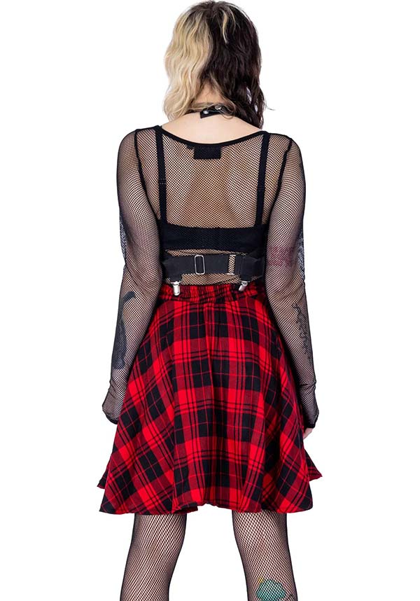 Poizen Industries Elrene [Red Check] - Back View