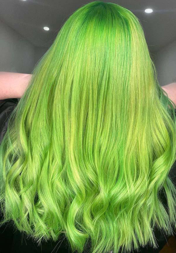 Crazy Color Emerald Green - Back View