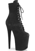 Pleaser FLAMINGO-1020FS [Black Suede] - Product Image