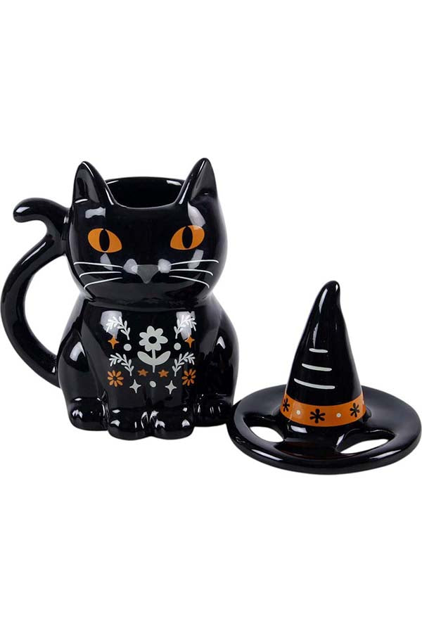 Frightful Folk Black Cat Lidded | MUG