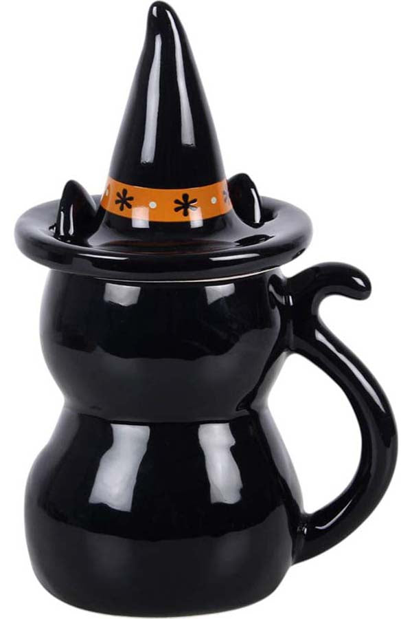 Frightful Folk Black Cat Lidded | MUG
