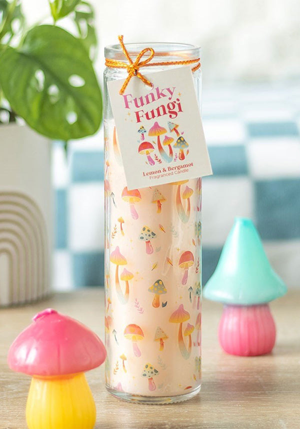 GOTHIC GIFTS Funky Fungi | TUBE CANDLE - Front