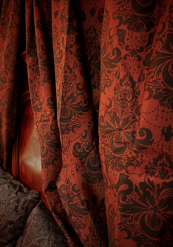 Good Mourning [Sienna/Black] [Rod Pocket] | BLACKOUT CURTAIN