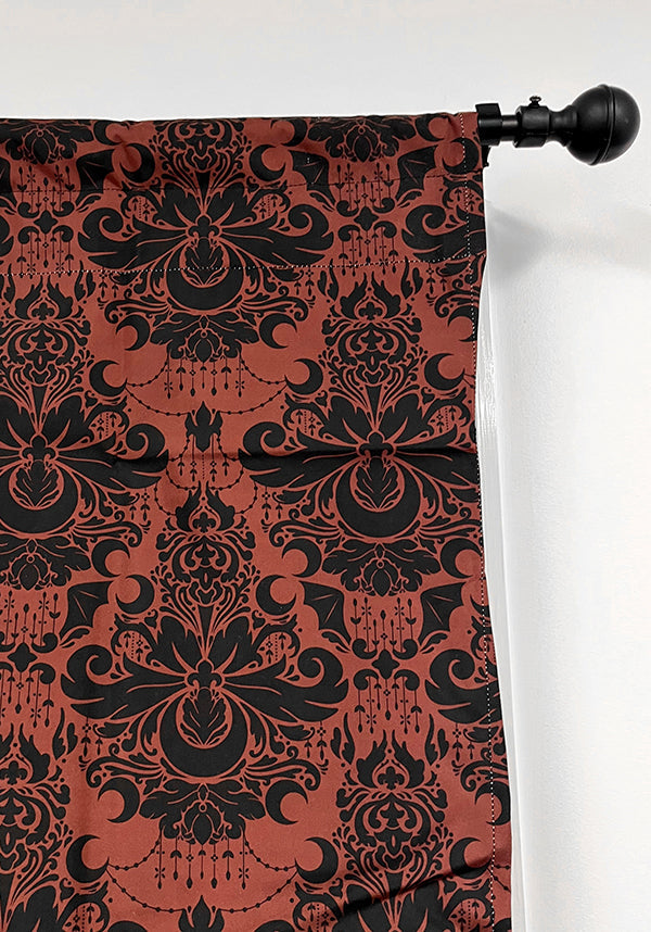 Good Mourning [Sienna/Black] [Rod Pocket] | BLACKOUT CURTAIN
