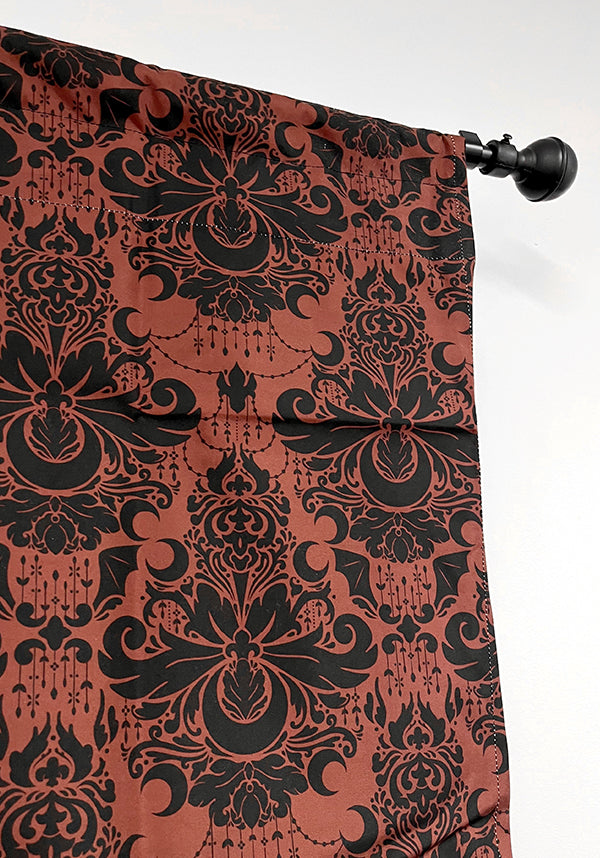 Good Mourning [Sienna/Black] [Rod Pocket] | BLACKOUT CURTAIN