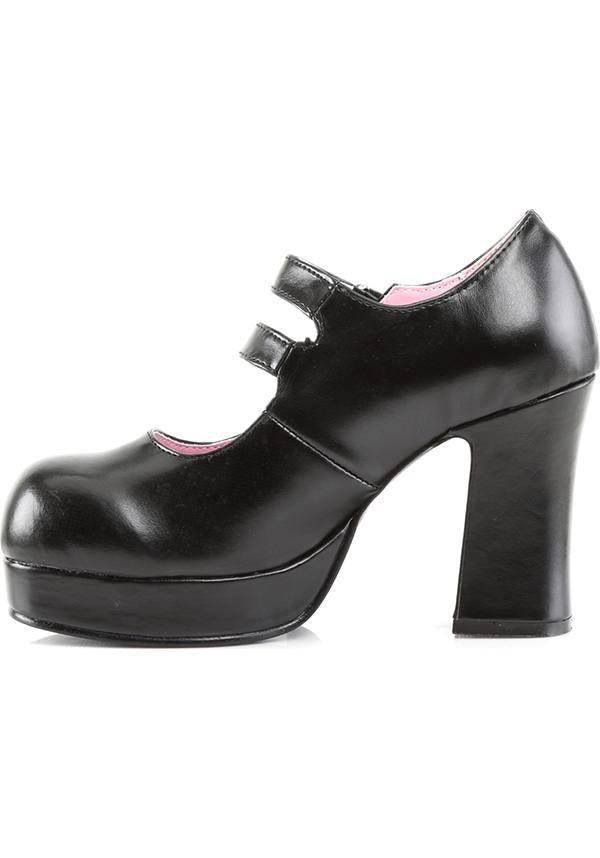 DEMONIA GOTHIKA-09 [Black] | PLATFORM HEELS [PREORDER] - HEELS - Detail 2