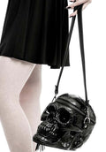 KILLSTAR Grave Digger [Black] | SKULL HANDBAG - BAGS - Front View