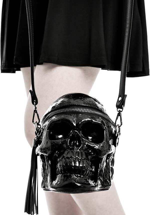 KILLSTAR Grave Digger [Black] | SKULL HANDBAG - BAGS - Detail 3