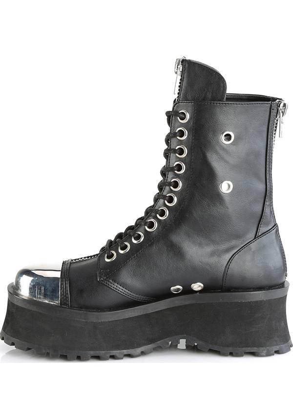 DEMONIA GRAVEDIGGER-10 [Black] | BOOTS [PREORDER] - BOOTS - Detail 2