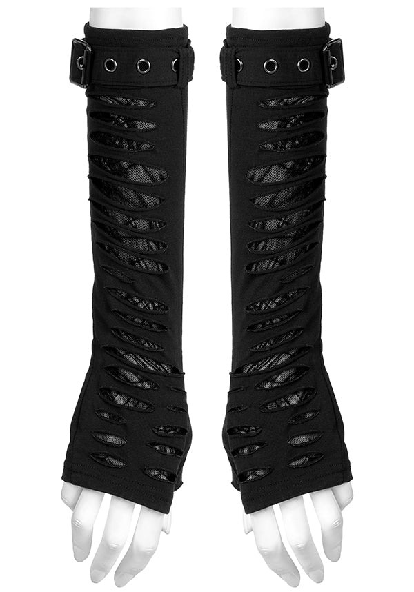 Punk Rave Gwendolyne Spiderweb [Black] - Front View