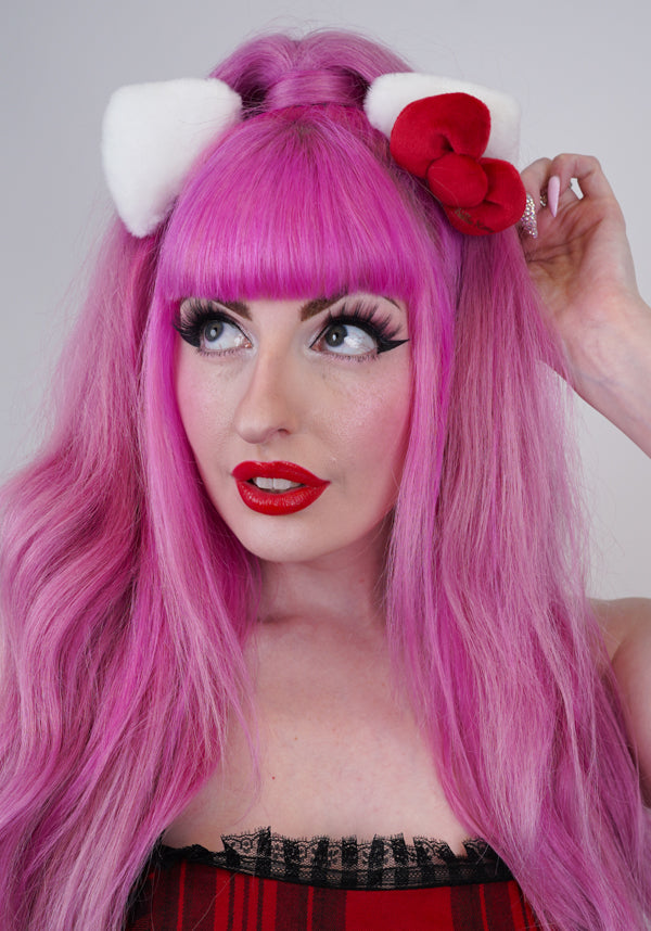 Hello Kitty Hello Kitty Ears Cosplay | HAIR CLIPS - Sanrio HAIR - Front View