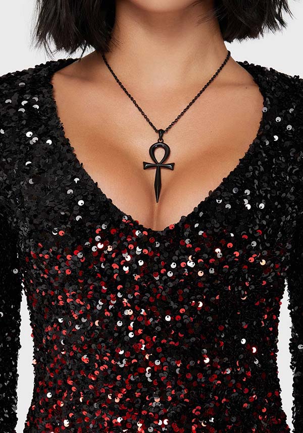 KILLSTAR Hexemore Sequin | MAXI DRESS - DRESSES - Detail 3
