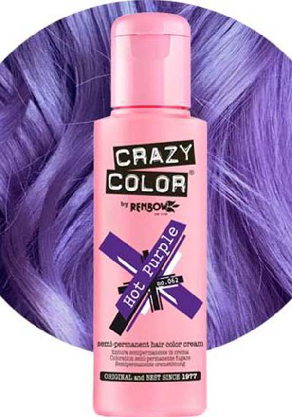 Crazy Color Hot Purple - Front View