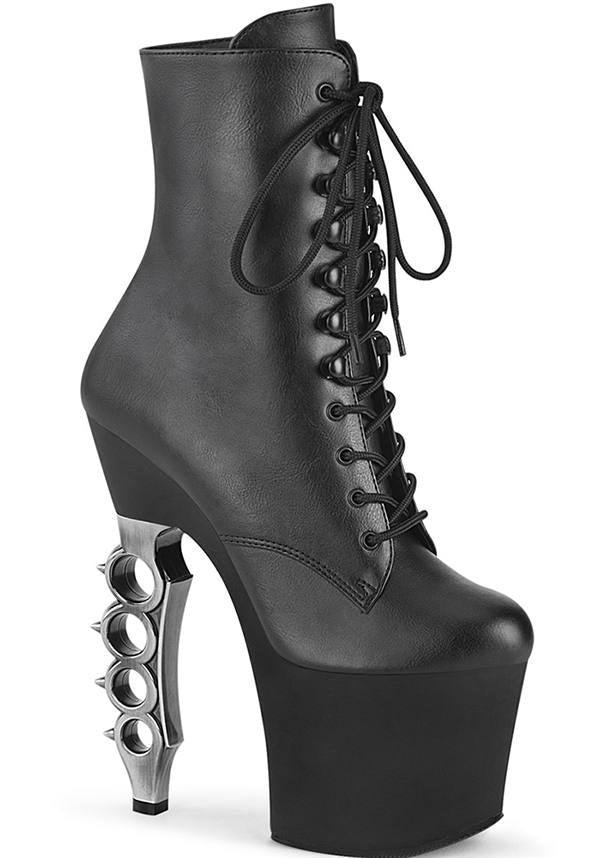 Pleaser IRONGRIP-1020 [Black] - Back View