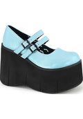 DEMONIA KERA-08 [Baby Blue] | PLATFORMS [PREORDER] - FLATS - Front View