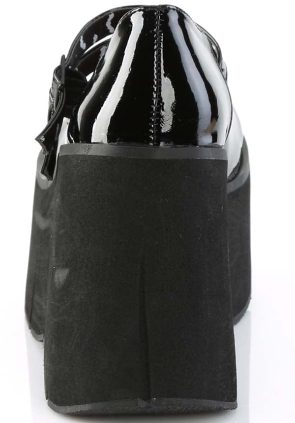 DEMONIA KERA-08 [Black Patent] | PLATFORMS [PREORDER] - FLATS - Detail 3