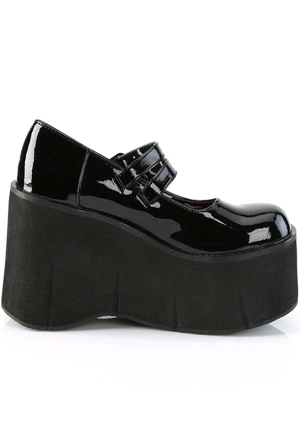 DEMONIA KERA-08 [Black Patent] | PLATFORMS [PREORDER] - FLATS - Detail 4
