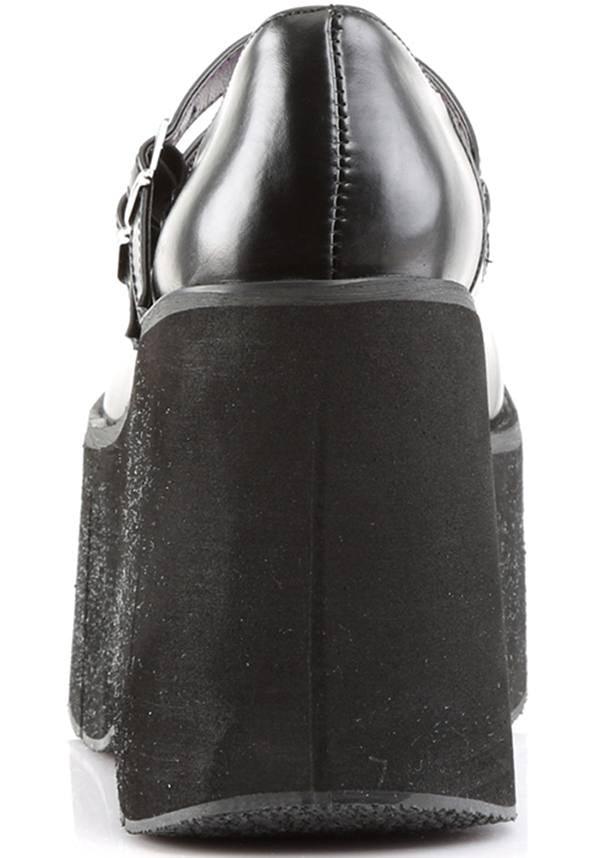 KERA-08 [Black] | PLATFORMS [IN STOCK] - Beserk - all, black, clickfrenzy15-2023, demonia, demonia shoes, discountapp, dm18082022, fp, gothic, in stock, instock, labelinstock, labelvegan, mary jane, mary janes, platform, platforms, platforms [in stock], pleaserimageupdated, pleaserrestock, shoes, vegan