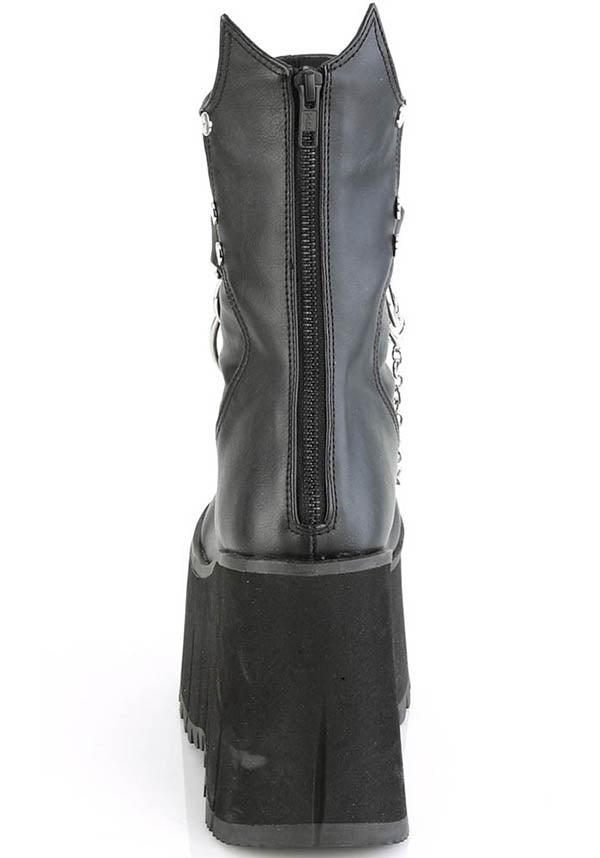 DEMONIA KERA-130 [Black] | PLATFORM BOOTS [PREORDER] - BOOTS - Detail 3