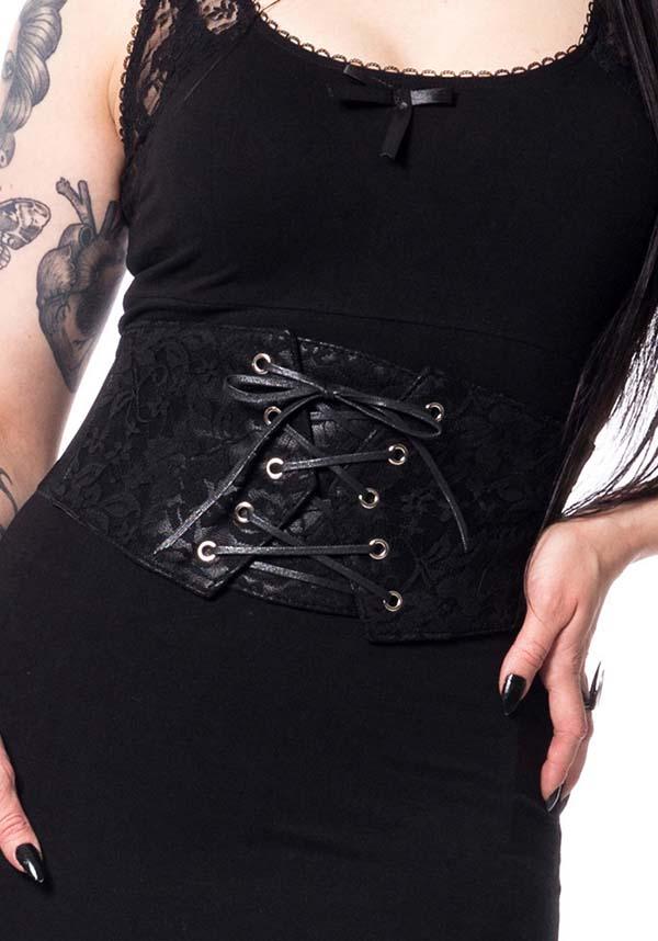 Poizen Industries Lace Corset - Front View