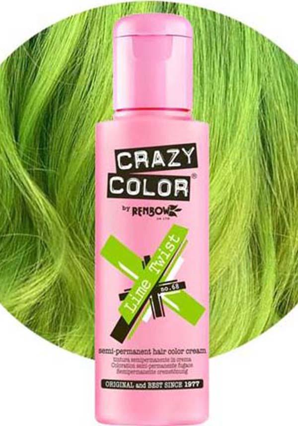 Crazy Color Lime Twist - Front View