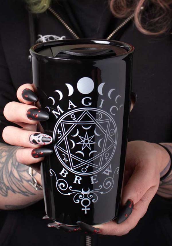 ALCHEMY GOTHIC Magic Brew | TRAVEL MUG - Front