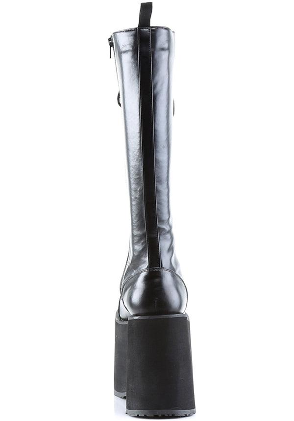 DEMONIA MEGA-602 [Black] | PLATFORM BOOTS [PREORDER] - BOOTS - Detail 4