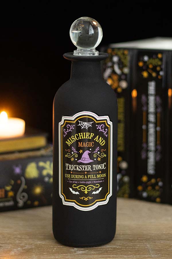 Mischief And Magic Decorative | GLASS POTION BOTTLE