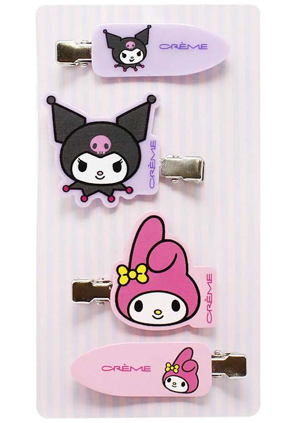 THE CREME SHOP My Melody & Kuromi | HAIR CLIPS - Back
