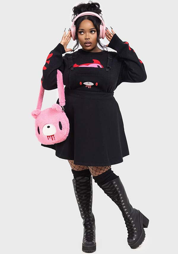 KILLSTAR Naughty Grizzly | PINAFORE DRESS - DRESSES - Detail 6
