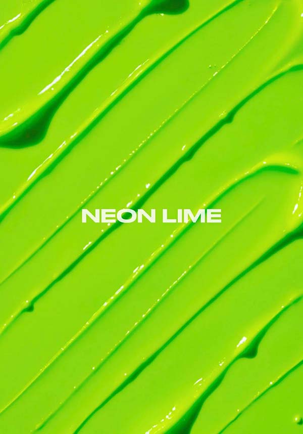 Lunar Tides Neon Lime - Detail View