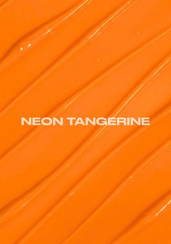 Lunar Tides Neon Tangerine - Close Up