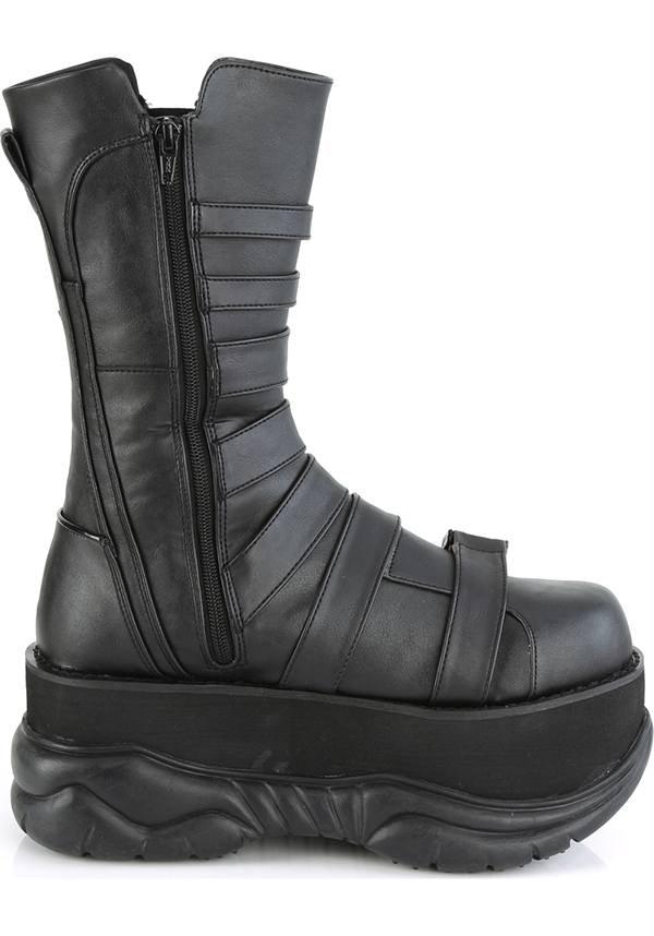 DEMONIA NEPTUNE-210 [Black] | PLATFORM BOOTS [PREORDER] - BOOTS - Detail 4