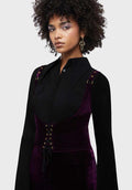 KILLSTAR Night Petal | UNDERBUST CORSET TOP - TOPS - Front View