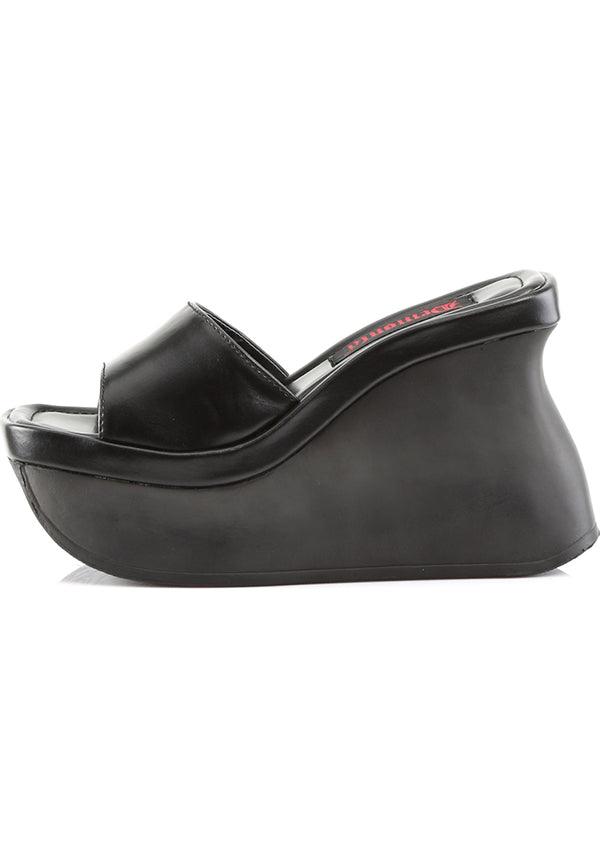 DEMONIA PACE-01 [Black] | PLATFORMS [PREORDER] - SANDALS - Detail 2